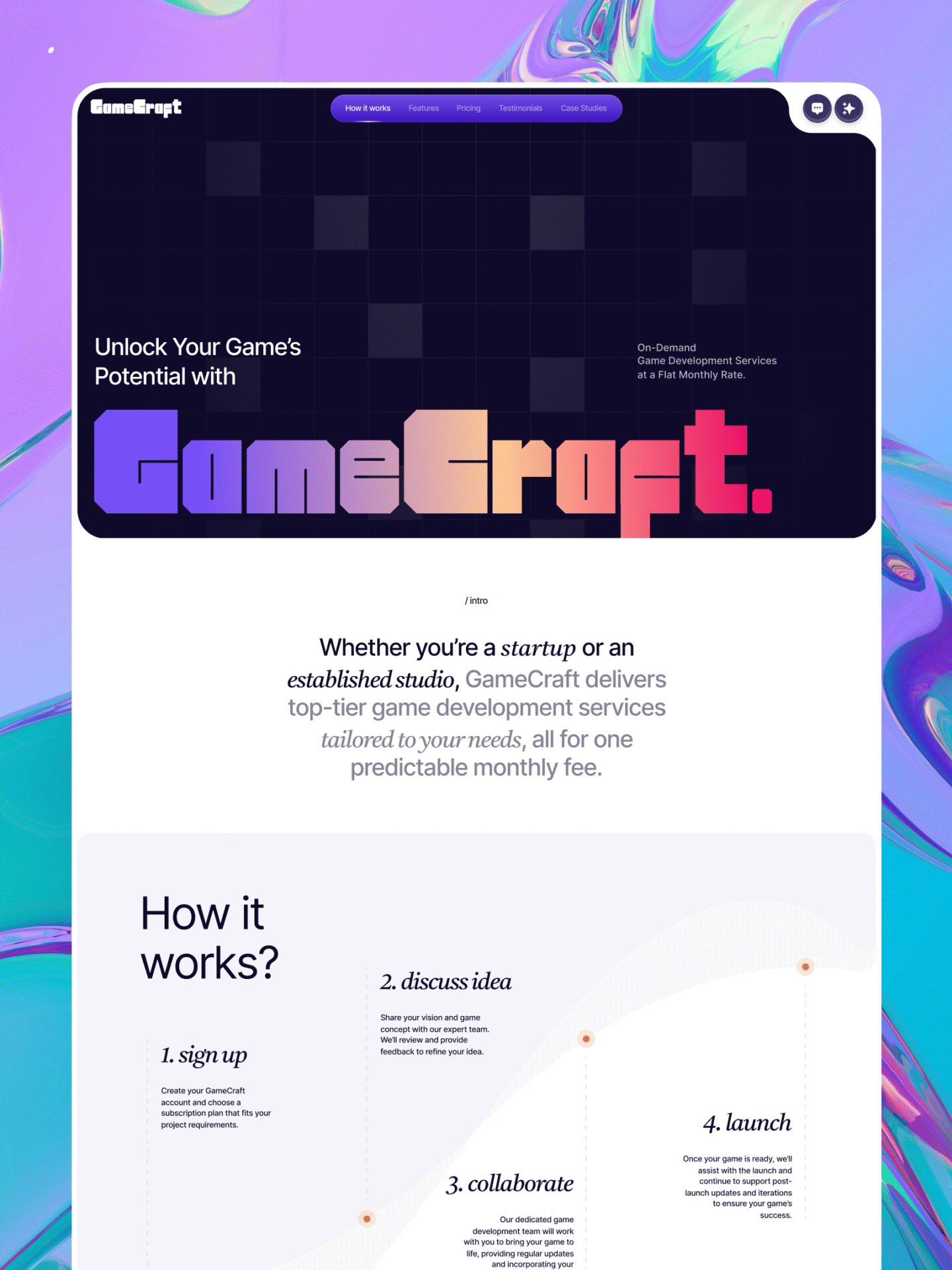 Homepage 2 Podtasker Unlimited Graphic Design gamecraft (1)