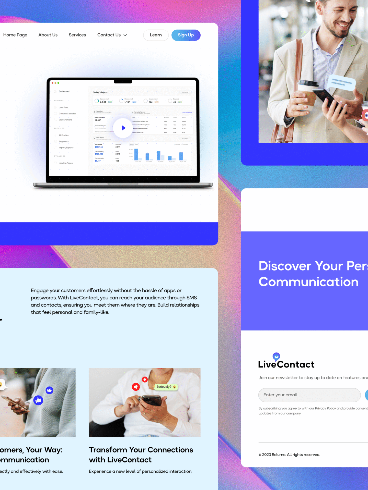 Homepage 23 Podtasker Unlimited Graphic Design live-contact
